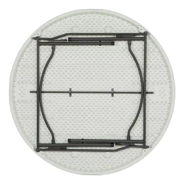 60" Round White Table